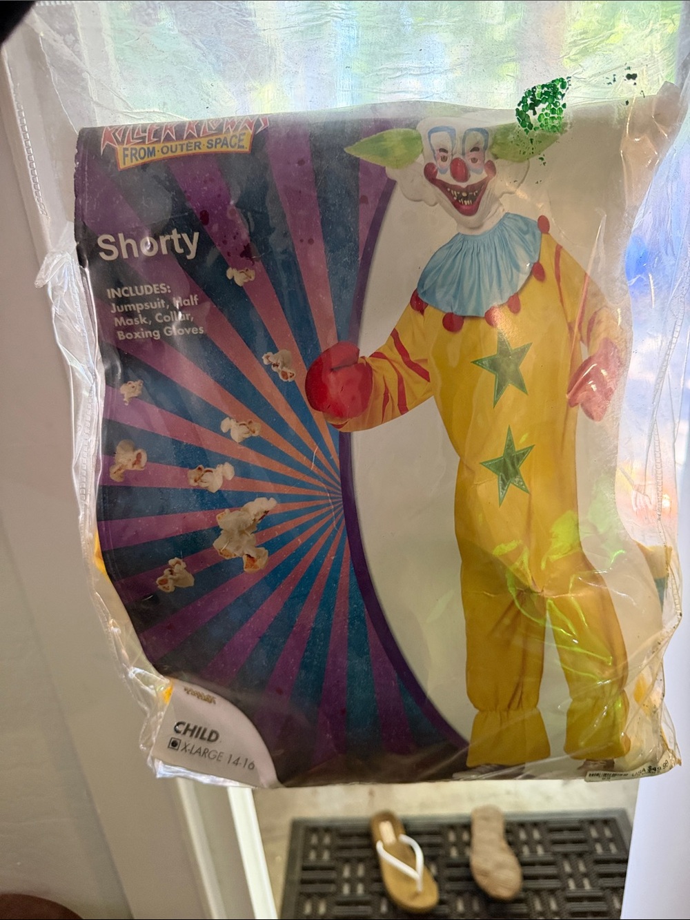 Shorty Clown Costume for Kids - Yellow